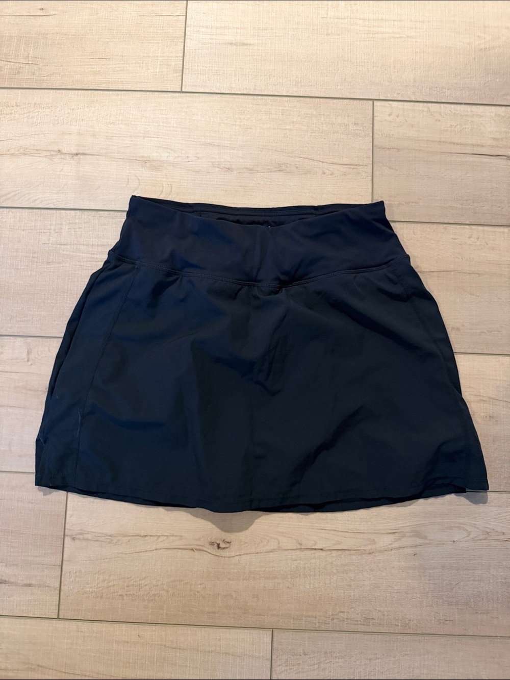 Black Active Mini Skirt with Stretch Waistband